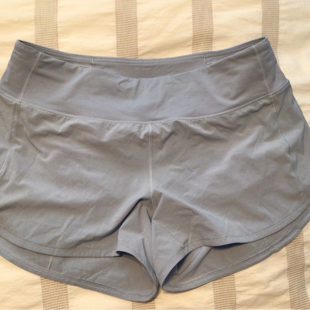 Lululemon Shorts Sz 10 Tall Lt Blue